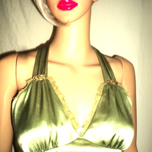 Special Occasion After Five Holiday Dress with Faux Vintage Art Deco Styling - Picture 2 of 14